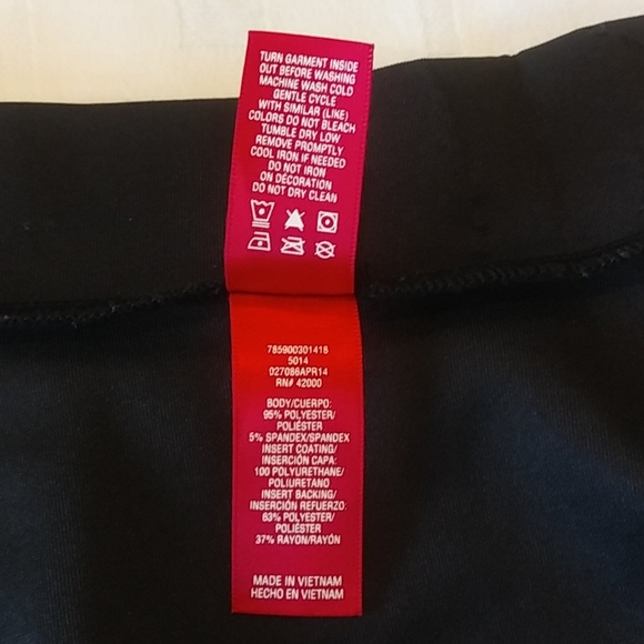 Bongo Black Skirt with Faux Leather Sides/Studs - Picture 8 of 11